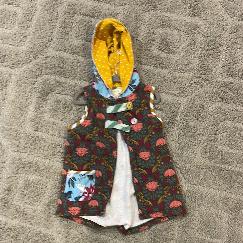 Matilda Jane Yellow and Blue Whimsical Vest